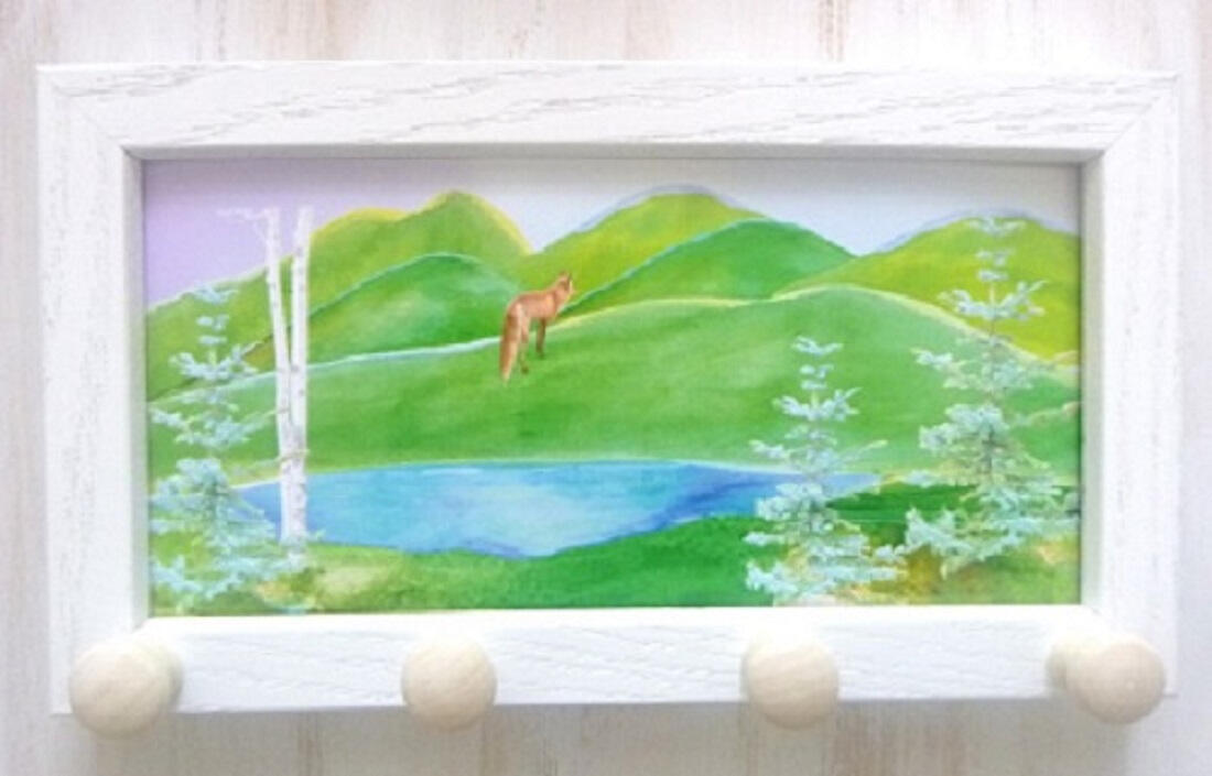 Foothills Fox Key Holder